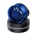 Wheel Hub Design Solar Car Air Freshener Shape Powered Rotating Zpaxo Blue