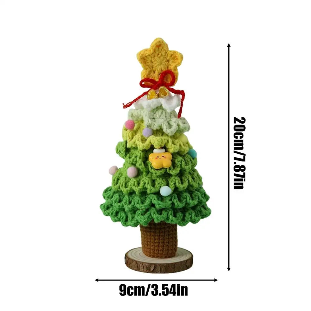 Christmas Tree 7-Layer Gradient Colors Knitting Crochet Holiday Zpaxo D China Mainland