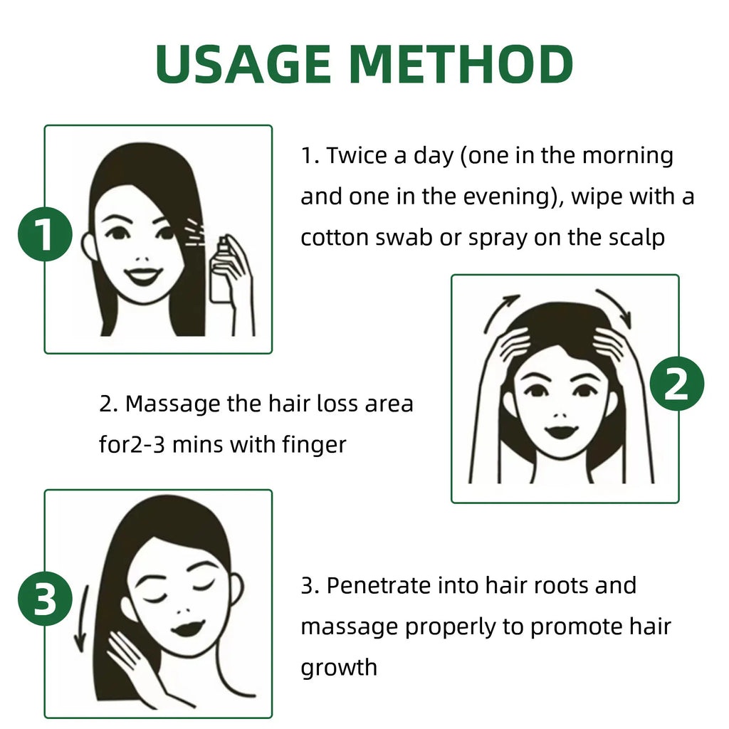 Ouhoe Ginseng Hair Growth Serum 100ml Nourish Scalp Bioactive Formula Promote Hair Regrowth Reduce Hair Fall Strengthen Roots Zpaxo