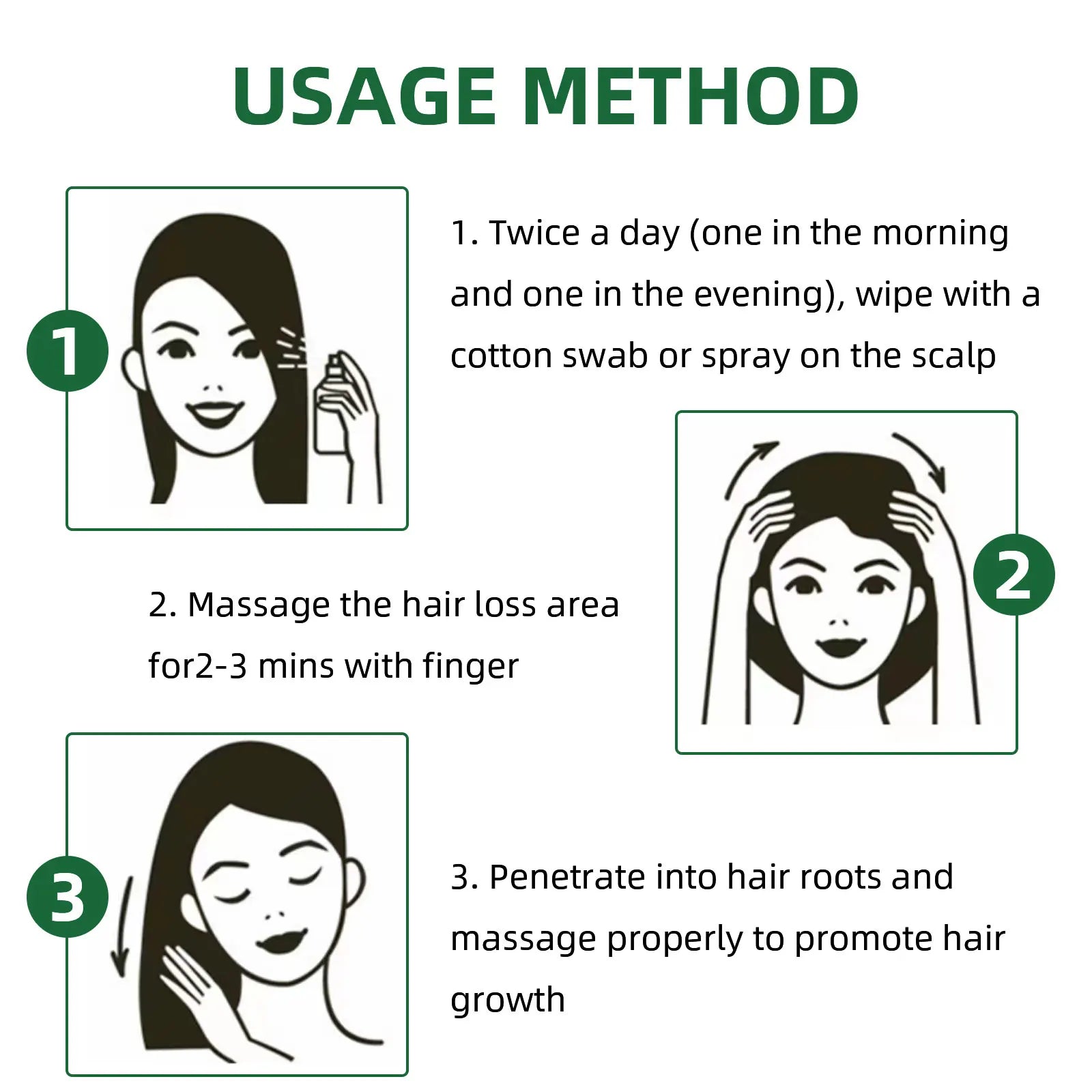 Ouhoe Ginseng Hair Growth Serum 100ml Nourish Scalp Bioactive Formula Promote Hair Regrowth Reduce Hair Fall Strengthen Roots Zpaxo