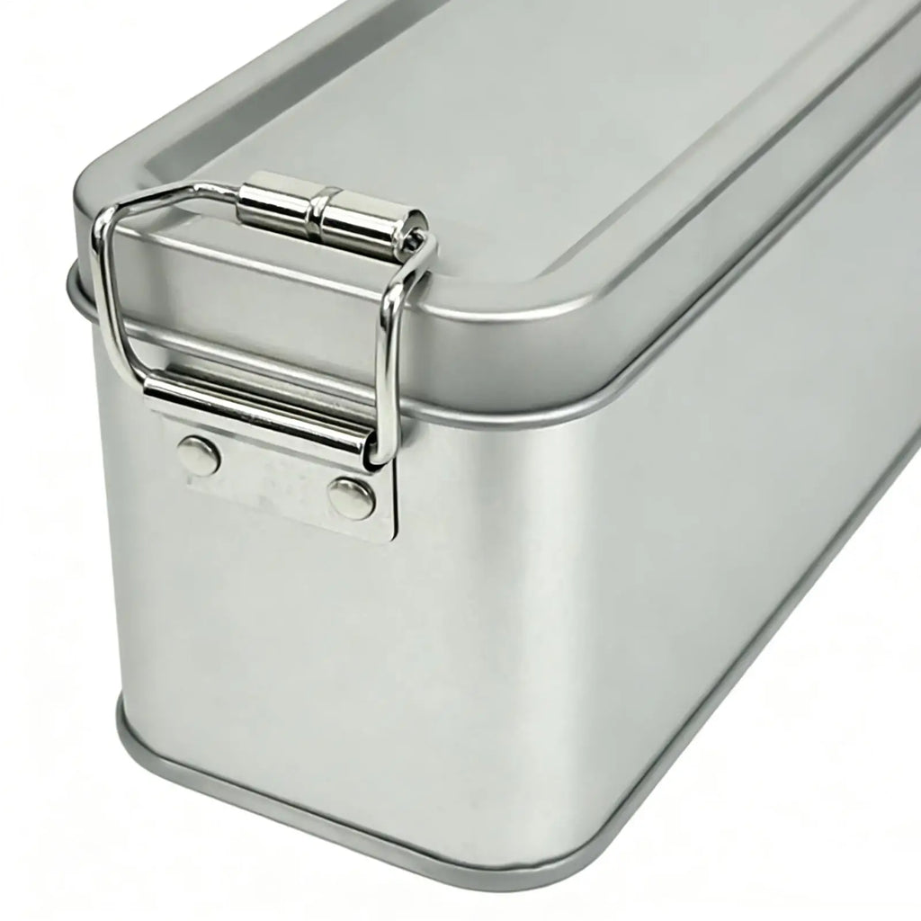 Tin Box Rectangular Empty Storage Container Metal Tin Box for Cosmetics Candy Cookie Home Office Travel Jewelry Pen Eraser Zpaxo