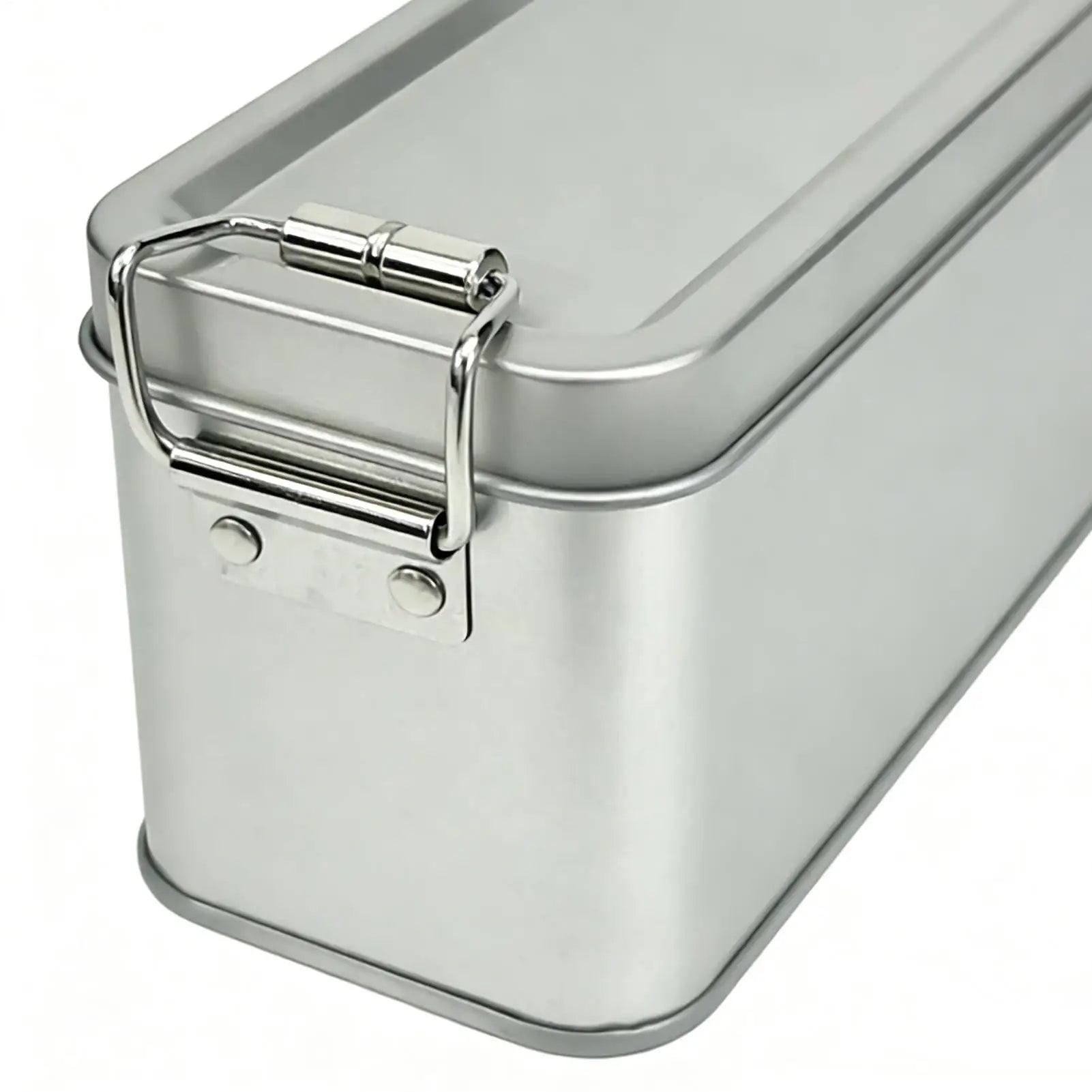 Tin Box Rectangular Empty Storage Container Metal Tin Box for Cosmetics Candy Cookie Home Office Travel Jewelry Pen Eraser Zpaxo