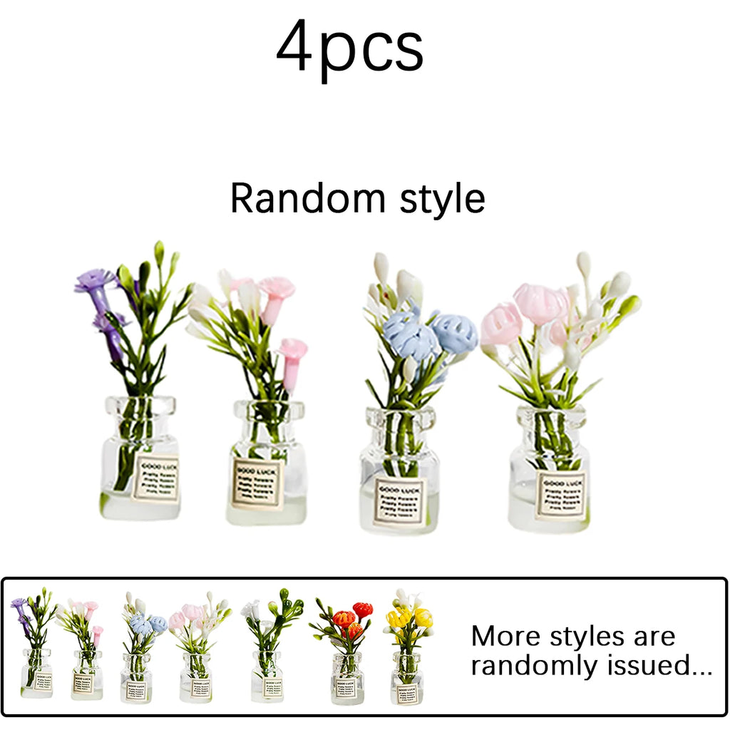 Glow in Dark 3D Mini Vase Fridge Magnets – Plant Pot Decor