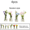 Glow in Dark 3D Mini Vase Fridge Magnets – Plant Pot Decor