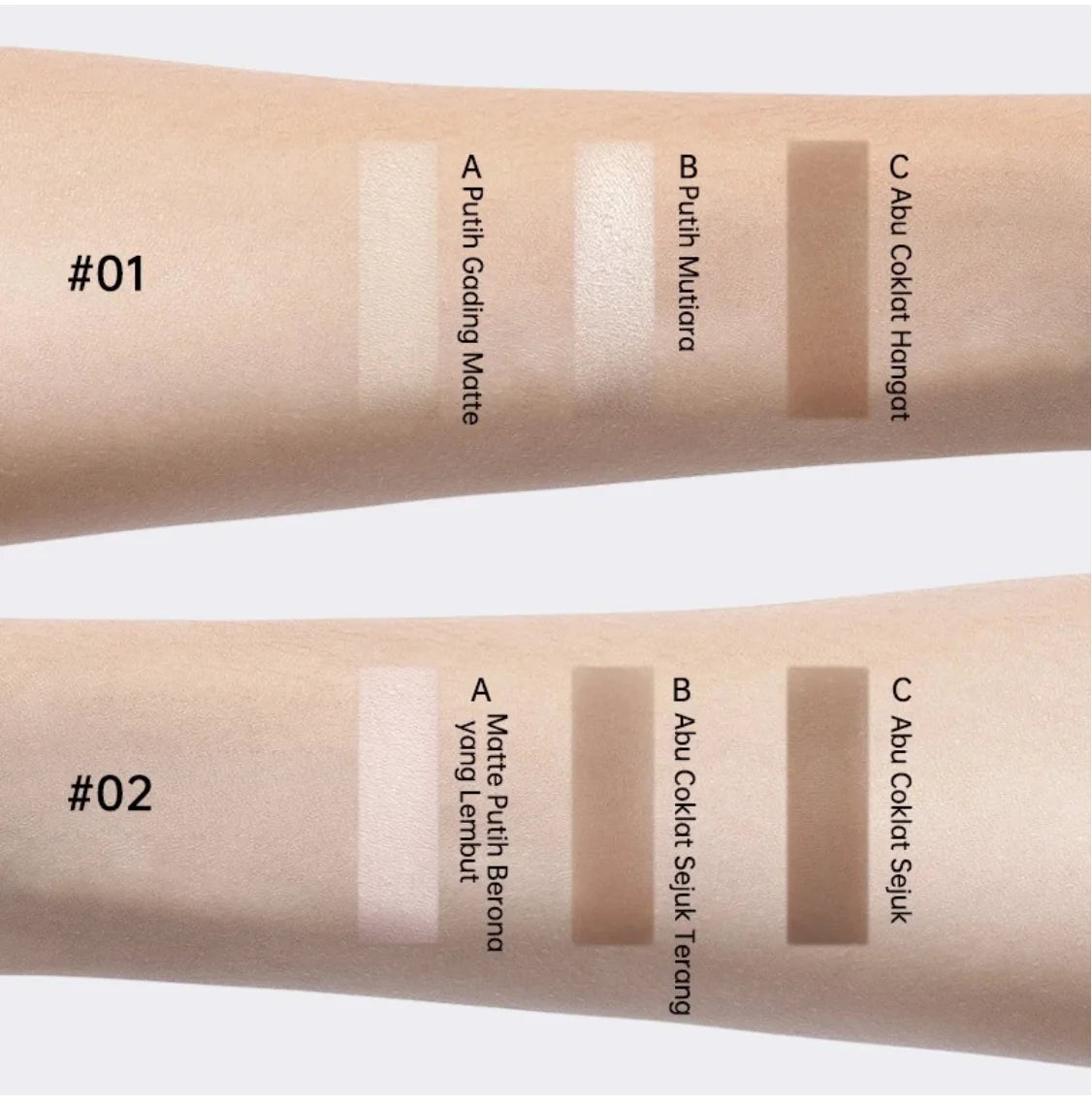 Mooekiss Three-color Contouring Plate Natural Brightening One Zpaxo