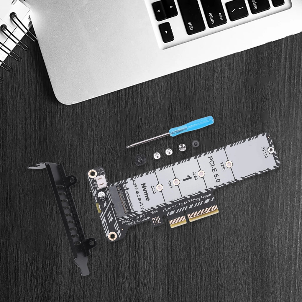 M 2 NVME SSD PCIe X4 Adapter Expansion Card Full Height Low Profile