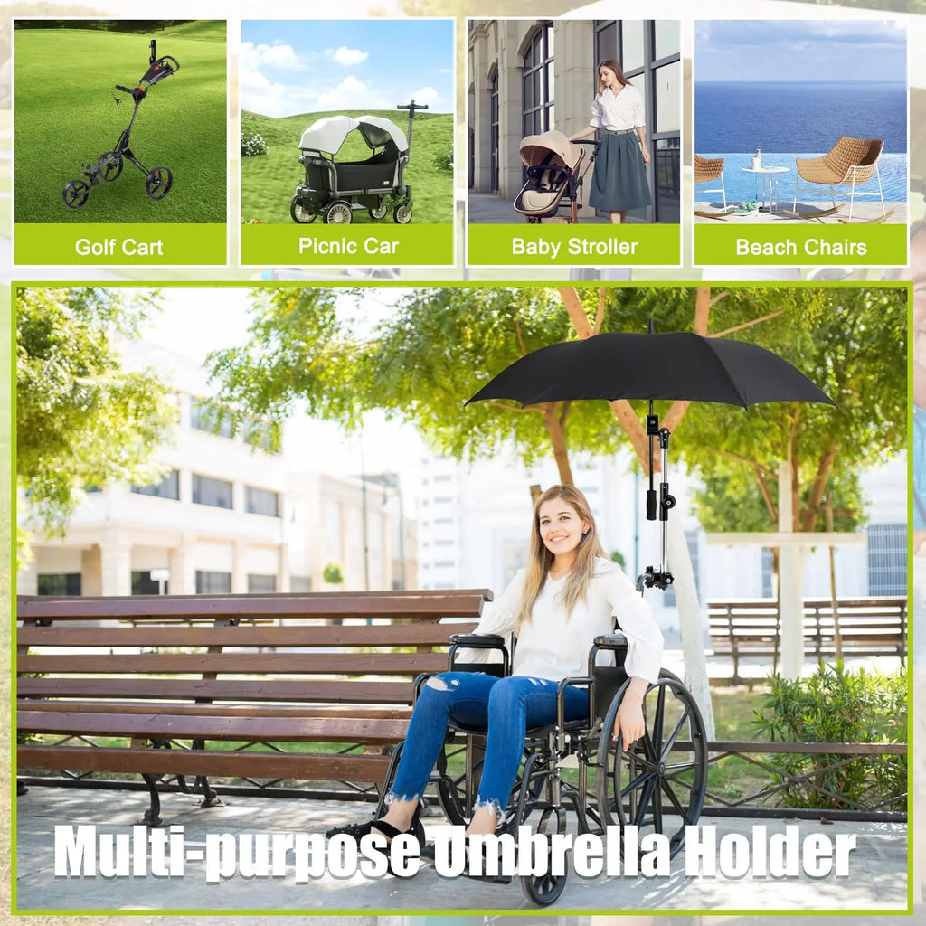 Adjustable Stainless Steel Umbrella Bracket Waterproof Multi-purpose