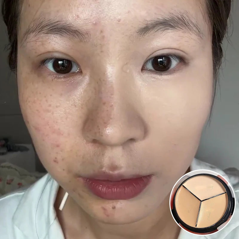 Professionally Concealer Palette Covers Dark Circles Oil Control Moisturizing Waterproof Concealer Foundation Cream Face Makeup Zpaxo