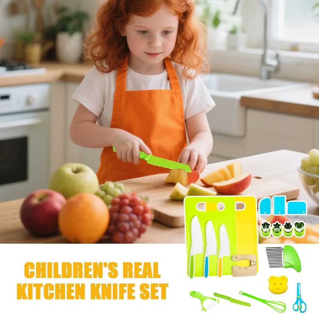 Kids Cooking Sets 19 Pieces Kitchen Toy Set Pretend Play Game Realistic Cooking Kit For Boys Girls Preschool Homeschool Zpaxo