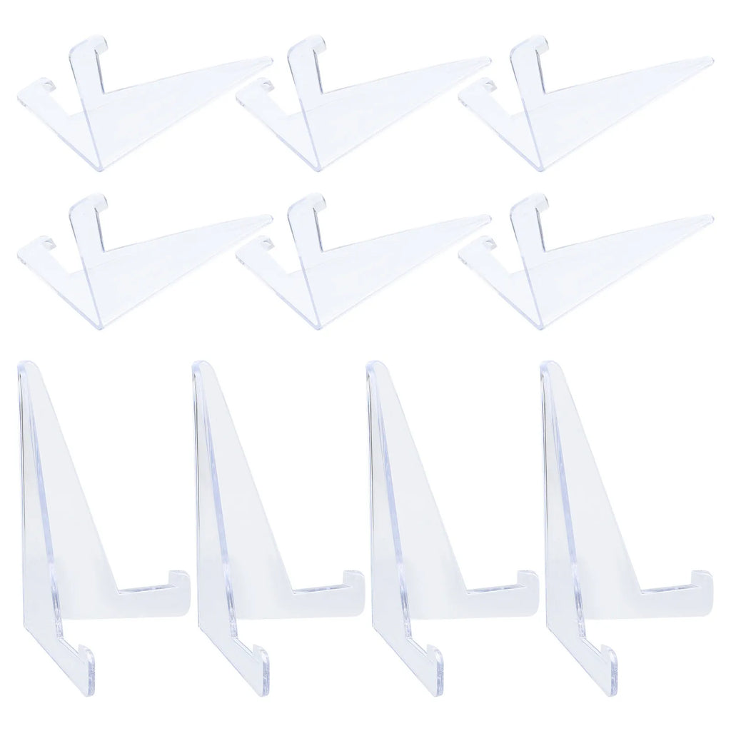 Premium Acrylic Card Display Easel Stand Transparent Decorative