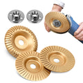 Wood Carving Disc Tungsten Carbide Angle Grinder Wheel For 4 4.5 Inch Grinders Shaping Sanding Polishing Stripping Woodworking Zpaxo set A 4 inches