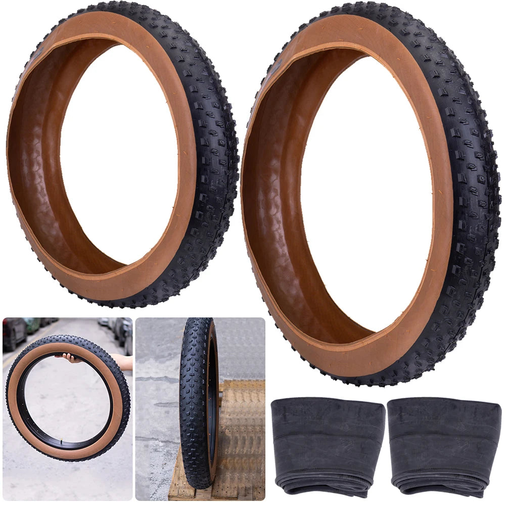 20 Bike Tire Anti Slip Bicycle Inner Tube Wear Resistant Mountain