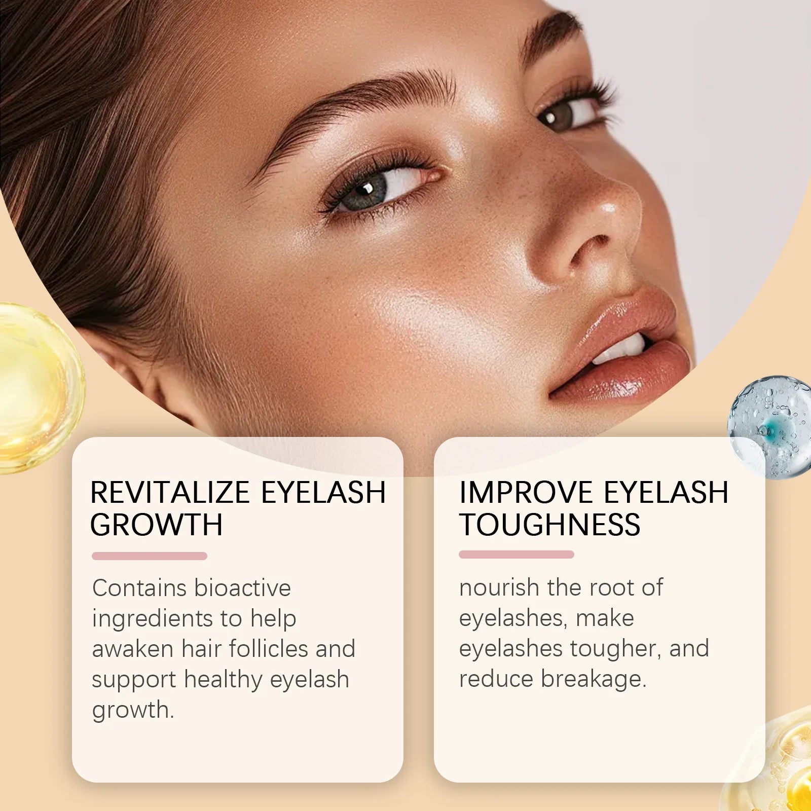 Hoygi 2ml Lash Enhancing Serum Natural Looking Lift and Definition Smudge Proof Flex Hold Formula Clump Free Daily Mascara Zpaxo