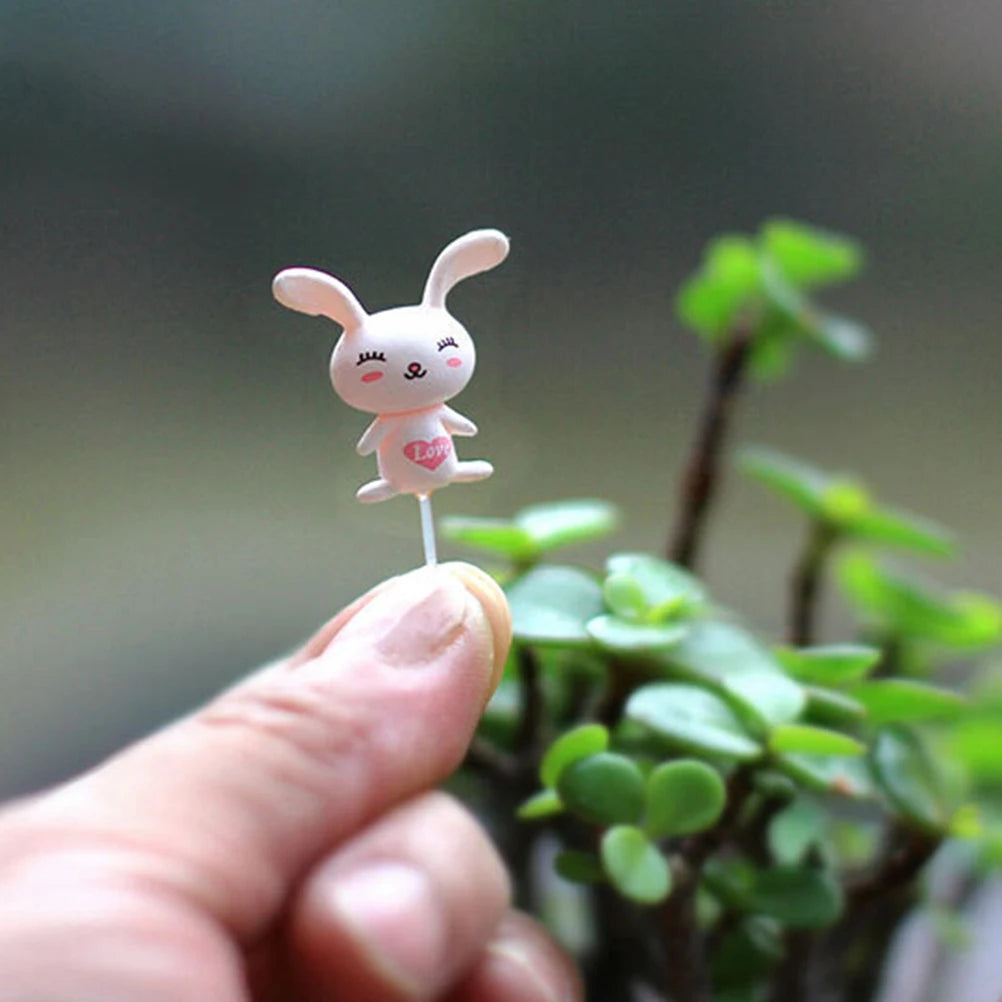 Mini Fixed Pin Fairy Garden Miniatures Gnomes Moss Resin Craft