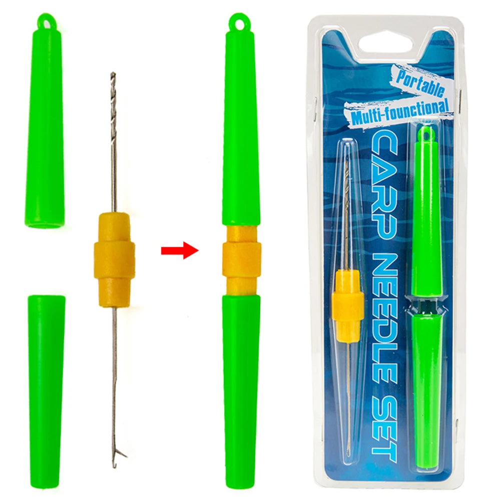 Carp Fishing Rigging Bait Needle Boilie Drill Stringer Fish Tool Tools