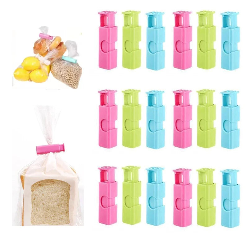 3-Pack Reusable Food Bag Clips – Seal Snacks & Keep Food Fresh