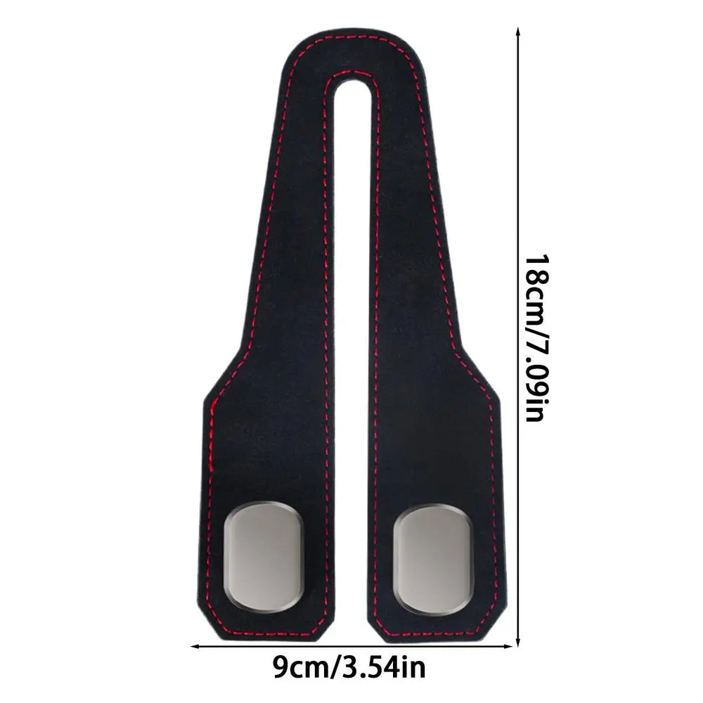 Car Headrest Hooks Hanger Multipurpose Adjustable for Bags Seat Back Organizer Holder Clips Auto Fastener Car Headrest Hook Zpaxo 1PC Black