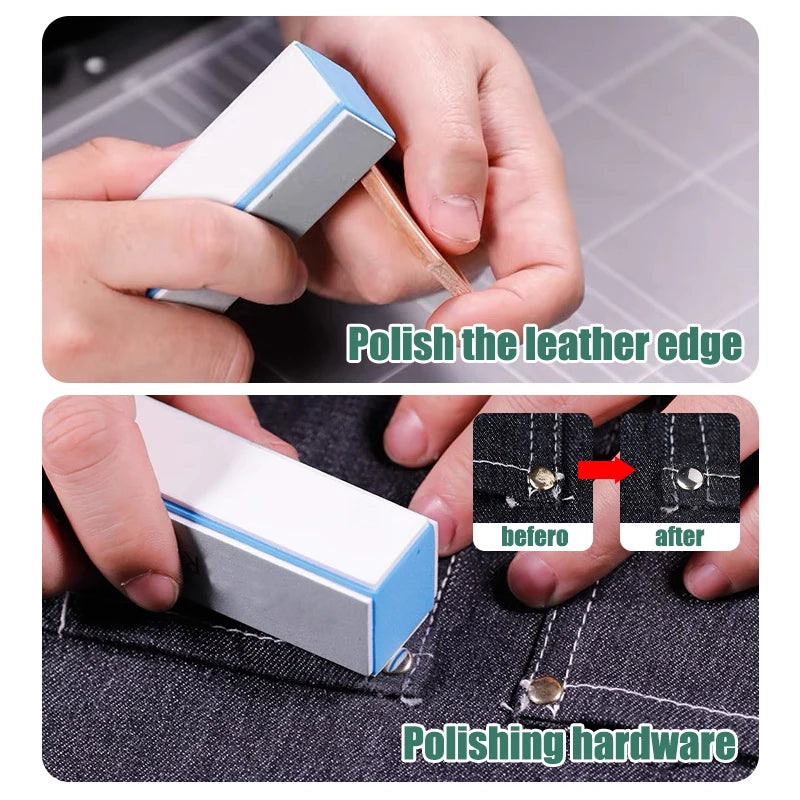 1-10 Sponge Polishing Blocks Four-sided Mesh Files Wearable Watch