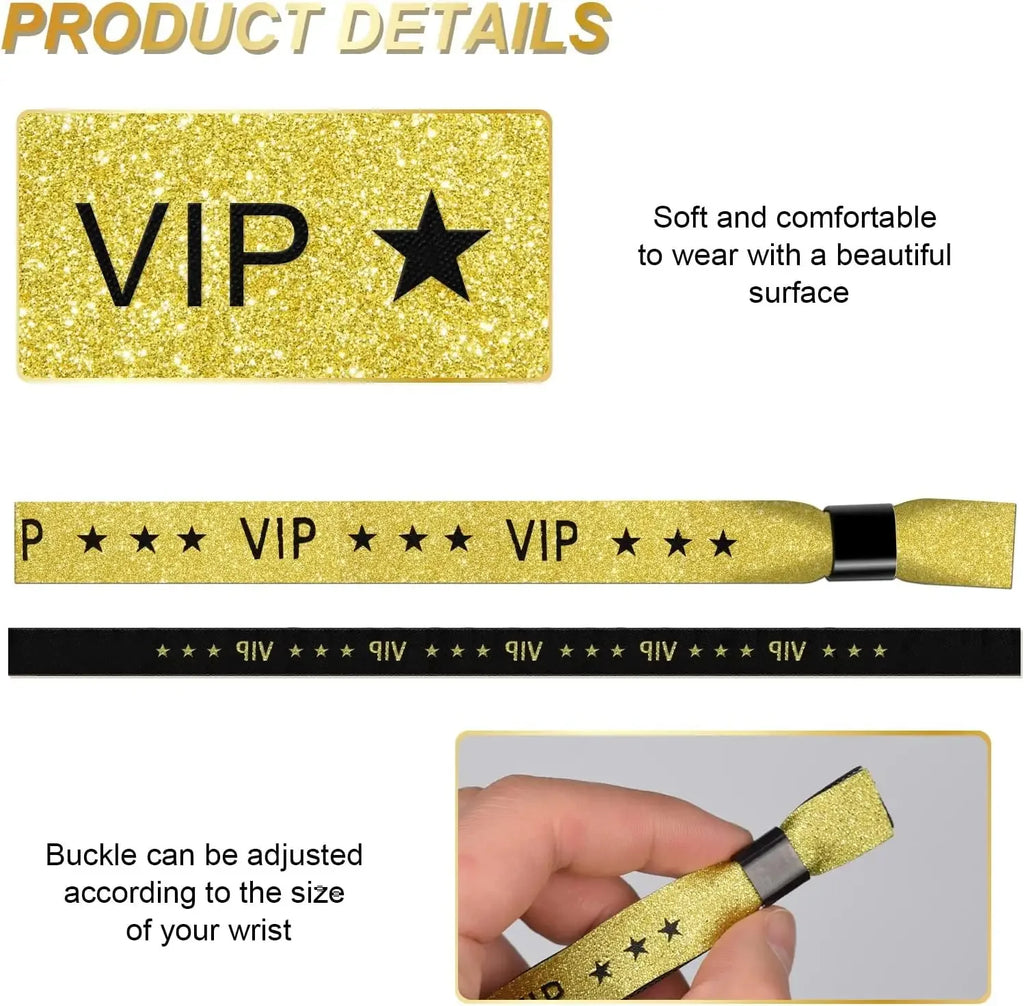 VIP Cloth Event Wristband Fabric Wristbands Solid Party Wedding