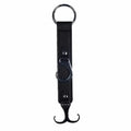 Heavy-duty Car Back Seat Hook Simple PU Leather Automotive Storage Hanger Double Hook Portable Car Hanging Hook Zpaxo Black