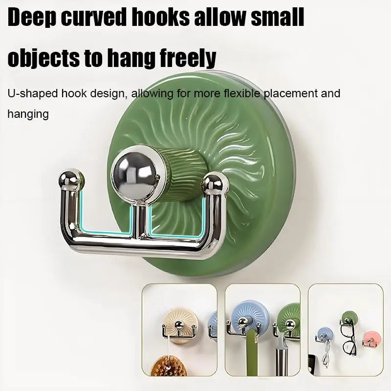 Heavy Duty Suction Cup Hook No Drill Wall Hangers Bathroom Kitchen Zpaxo