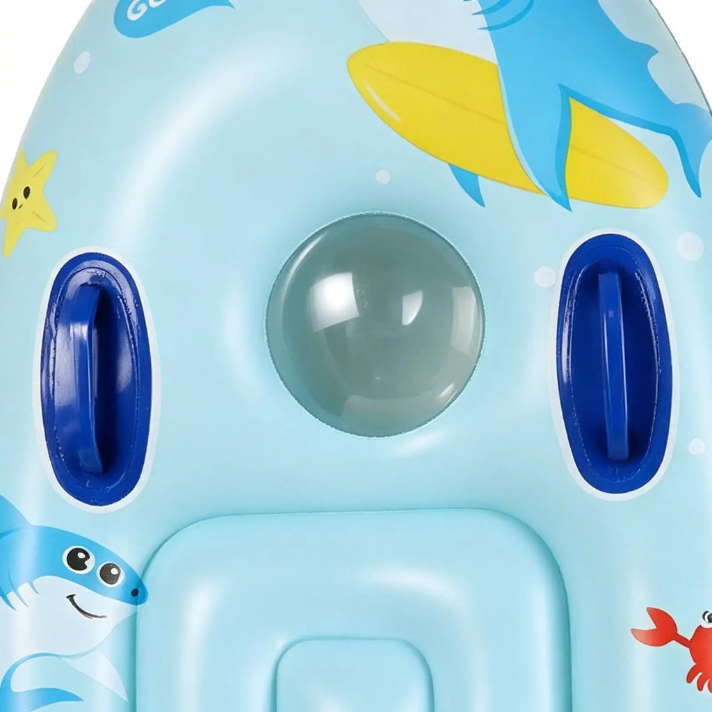 Swimming Surf Board Inflatable Floating Kids Water Toy With Handles Inflatable Floating Surfboard For Boys Girls Lake Beach Pond Zpaxo