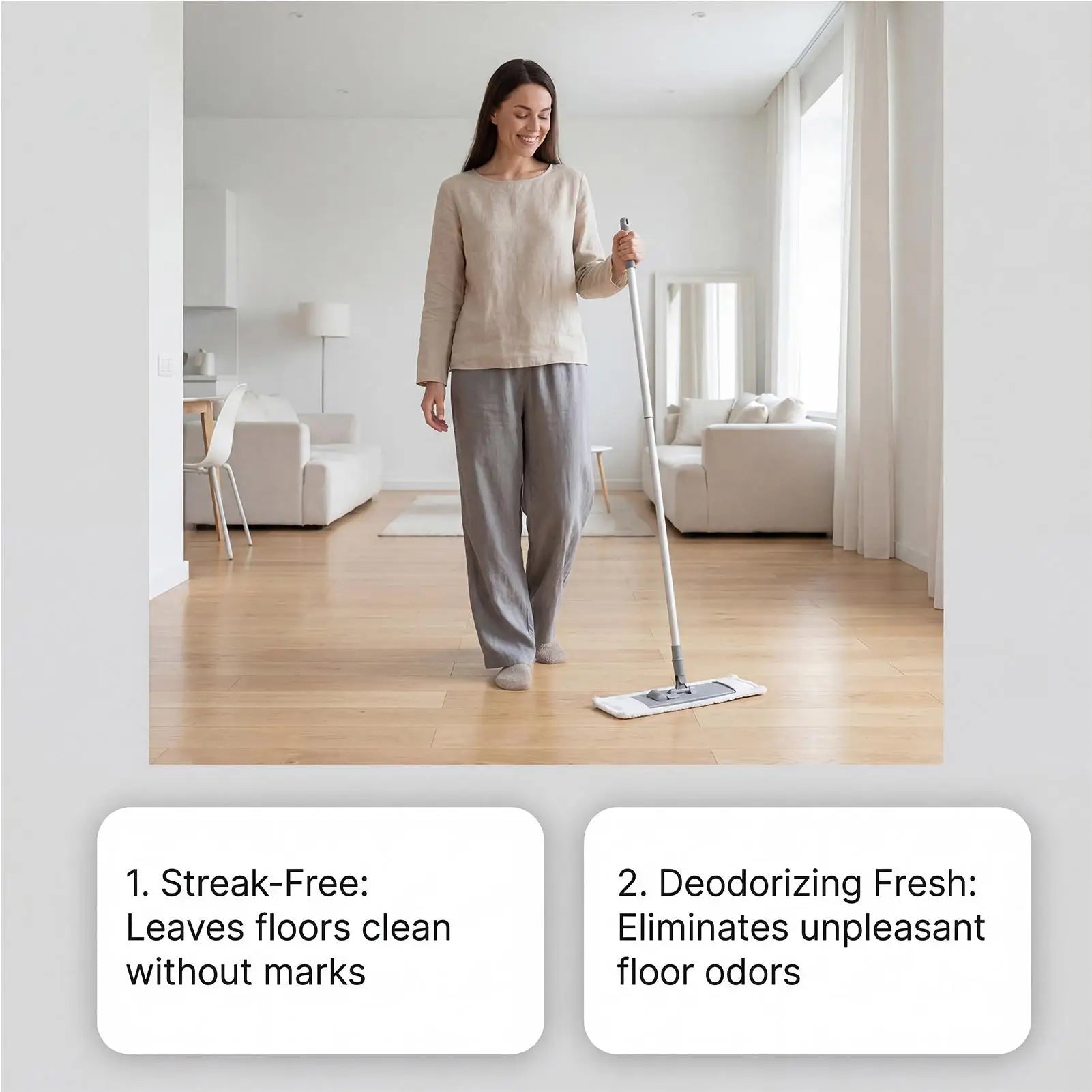 Floor Cleaning Tablets Concentrated Hardwood Tile PVC Cleaner