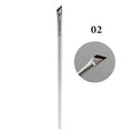 1 2 Professional Ultra Thin Angled Eye Liner Brush Fine Angle Flat