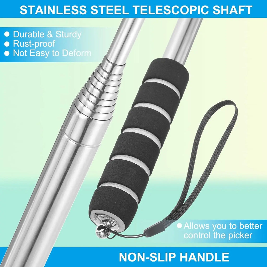 Telescopic Golf Ball Retriever – Extendable Aluminum Shaft