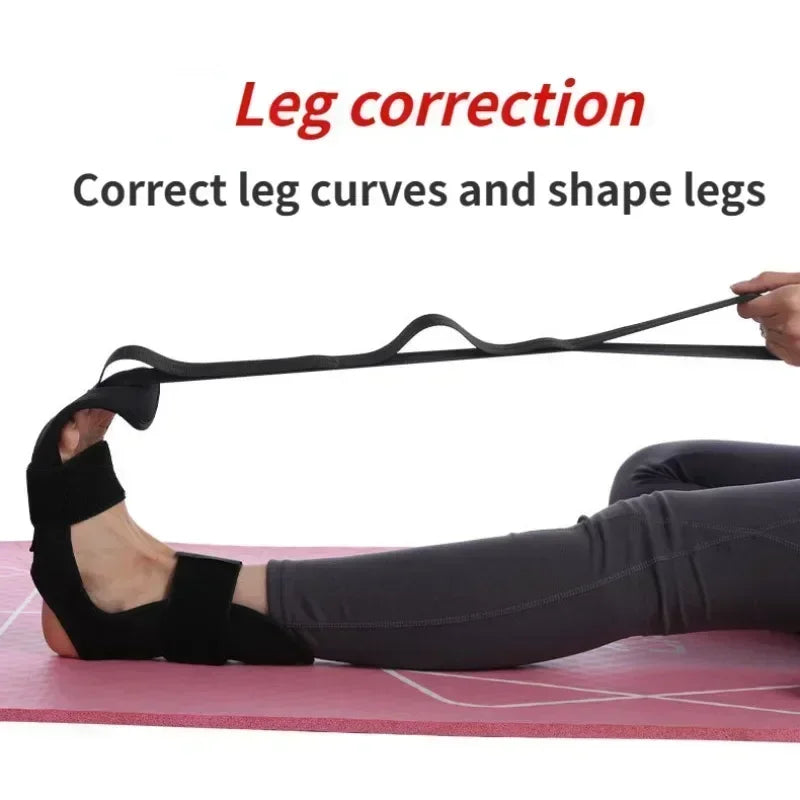Yoga Leg Stretcher Strap – Ballet, Dance & Gymnastics Flex Belt Yoga Stretch Strap Zpaxo