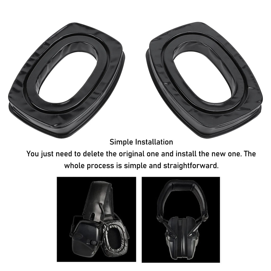 Ear Pad Replacement Cushions Silicone Grooves Design Headset Howard
