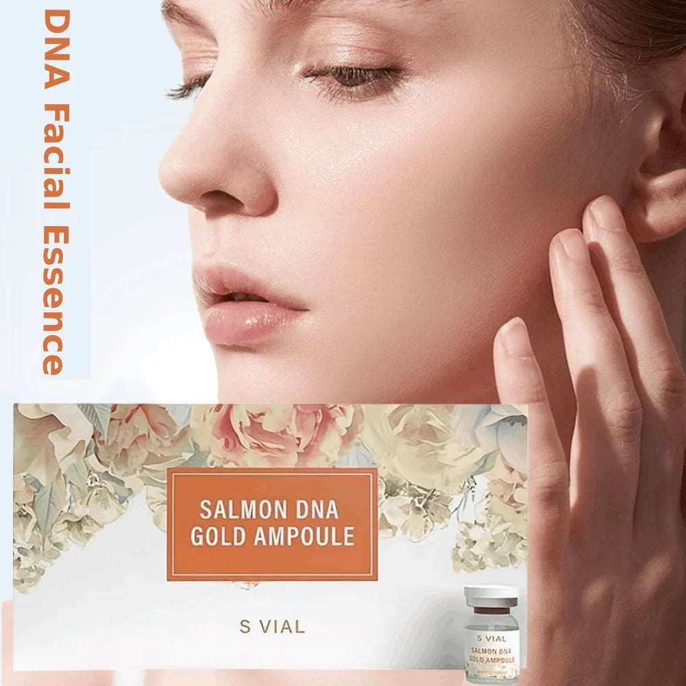 Salmon DNA Gold Ampoule Serum Kit – Brightening & Moisturizing Facial Ampoule Serum Zpaxo