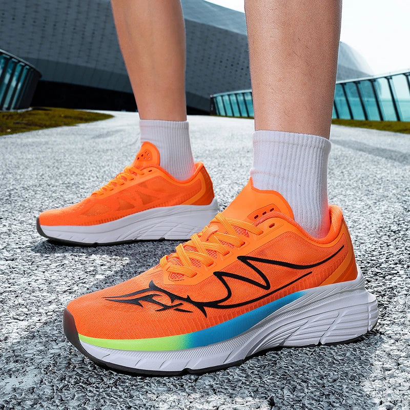 Men's Casual Sneakers Luxury Trainer Shoes Breathable Race Running