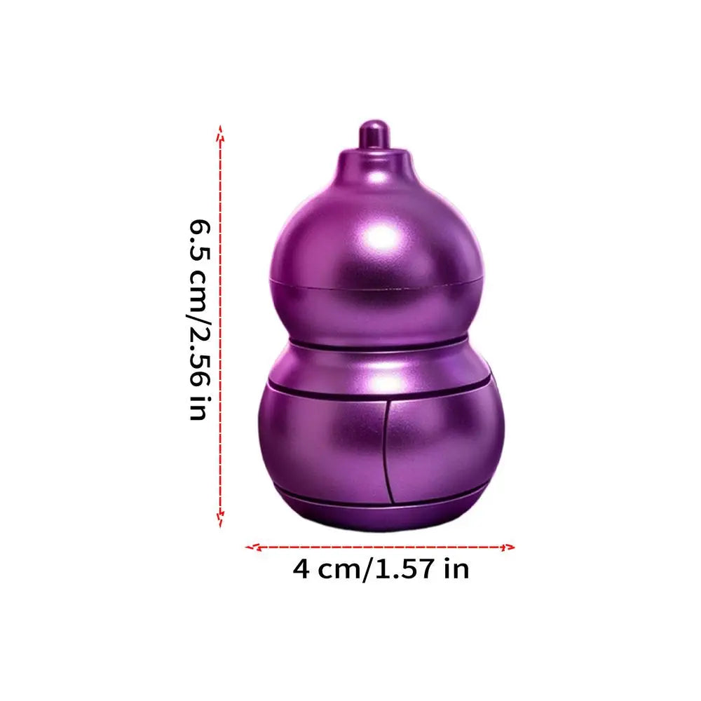 Fidget Sensory Toys Gourd Shape Small Magnetic Rotating Gadget Sensory Toys For Adults Home Office Desk Classroom School Party Zpaxo Blue China Mainland