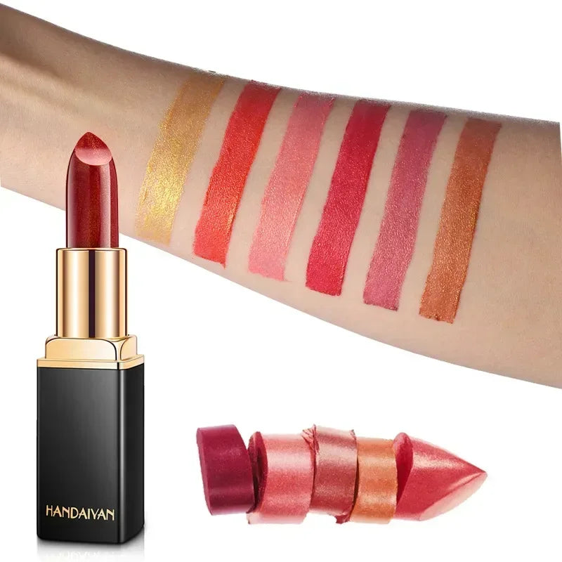 Professional Lips Makeup Waterproof Shimmer Long Lasting Pigment Nude Zpaxo