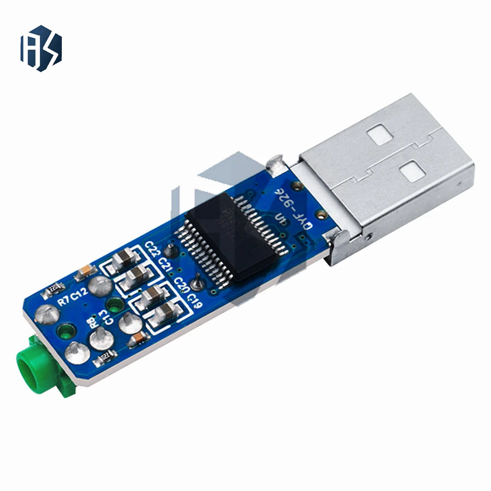 Mini USB DAC Mini USB DAC Decoder PCM2704 USB Sound Card Analog DAC Decoding Board Zpaxo