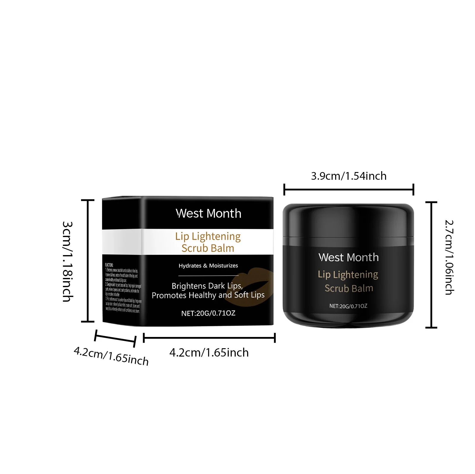 Lip Scrub Exfoliator Hyaluronic Acid Moisturizing Dead Skin Removal Fade Lip Lines Reduce Melanin Nourishing Chapped Lip Care Zpaxo