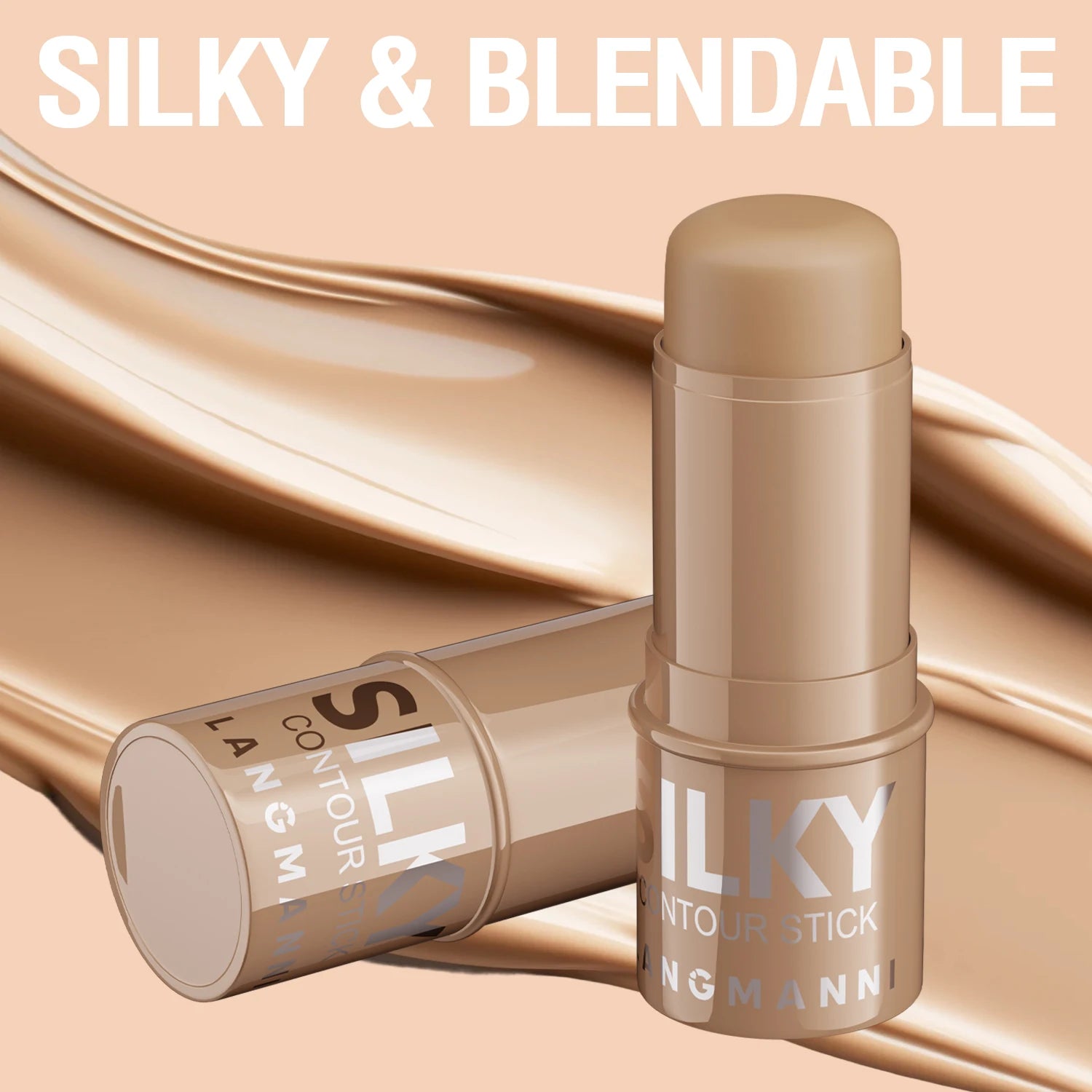 Grooming Highlighter Stick Waterproof Durable Smooth Easy Apply Matte