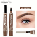 5 Colors Liquid Eyebrow Pen Long Lasting Tattoo 4-splitted Head Tint Zpaxo 01