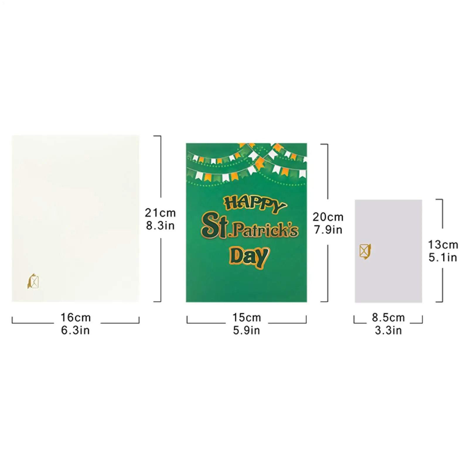 St Patricks Day Card 3D Popup Greeting Cards Festive Celebration
