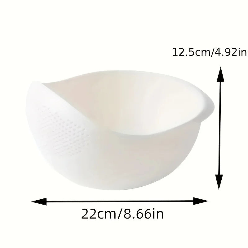 Kitchen Washing Basket Plastic Drainage Colander Rice Vegetables