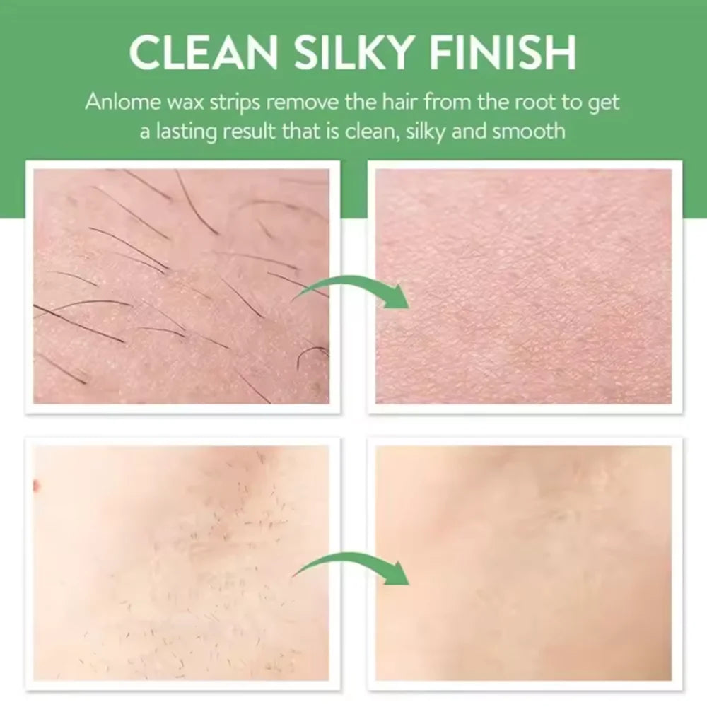 20pcs Hair Removal Patches - Painless Depilatory Strips for Body (Legs/Arms) Fast & Long-Lasting Hair Removal Pads Zpaxo