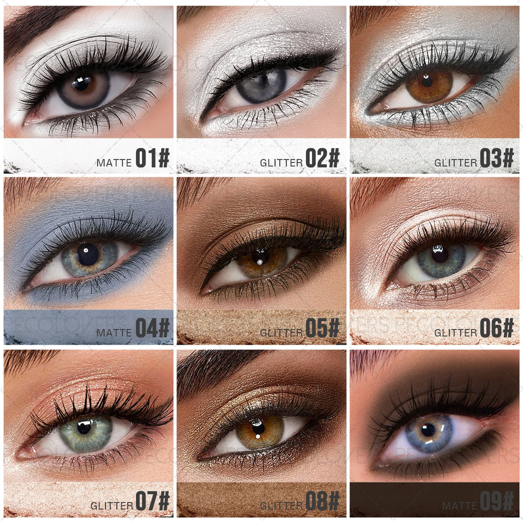 1PC Colored Eyeshadow Stick,Matte And Shimmery Textures, Perfect for 3D Eye Makeup, Waterproof And Sweatproof Zpaxo