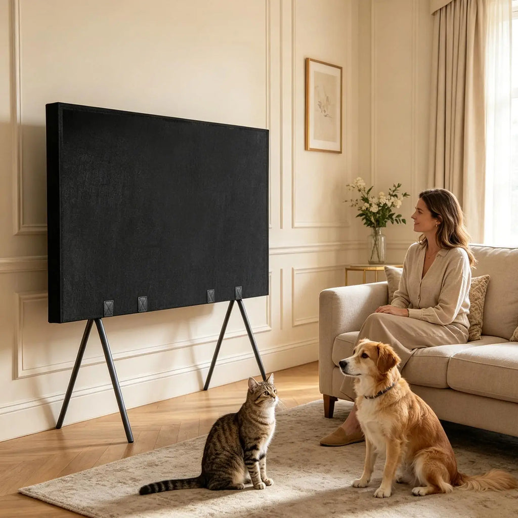 TV Cover Moving Anti Scratch Protection Bottom Strap Screen Protector
