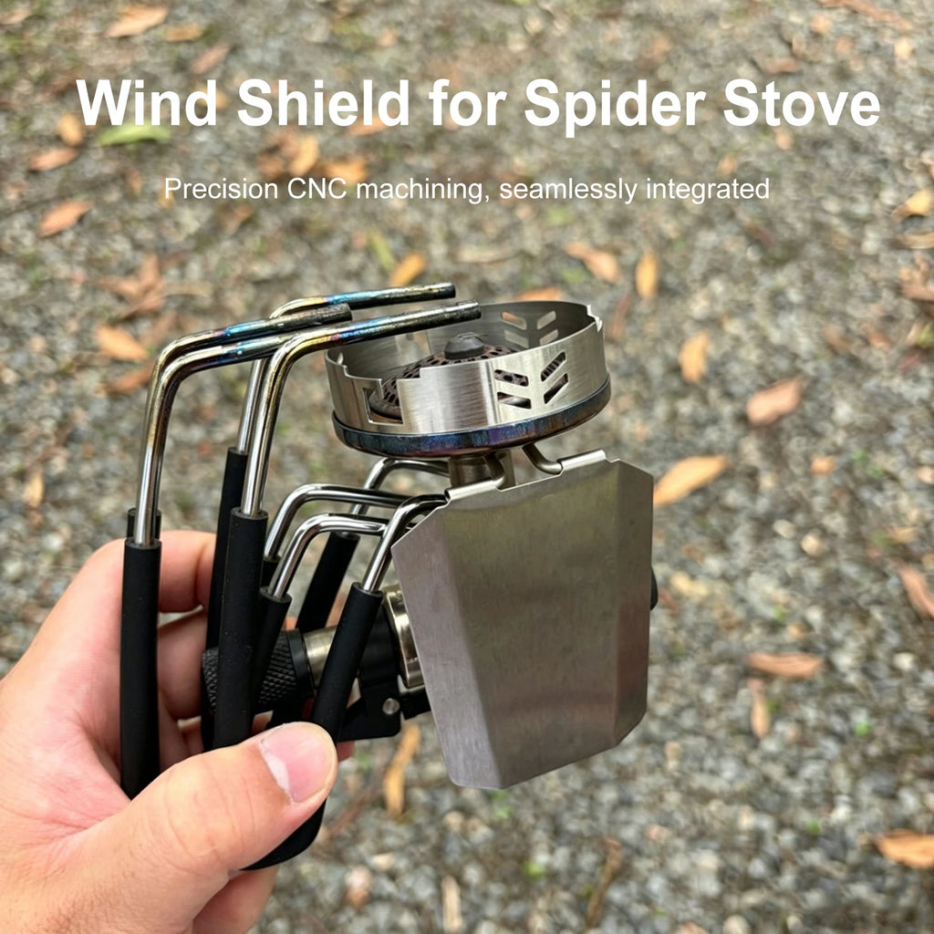 Outdoor Campings Stove Windscreen for BRS-3000T SOTO-310 Ultralight Outdoor Gas Stove Wind Shield (Stoves Not Included) Zpaxo