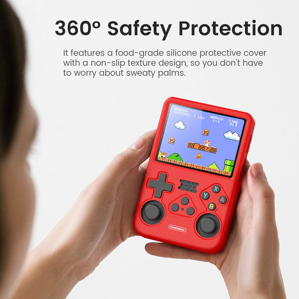 Full Protection Silicone Case for R36S - 360° Shockproof Cover Anti-Scratch Anti-Slip Soft Shell with Raised Bezel & Storage Box Zpaxo