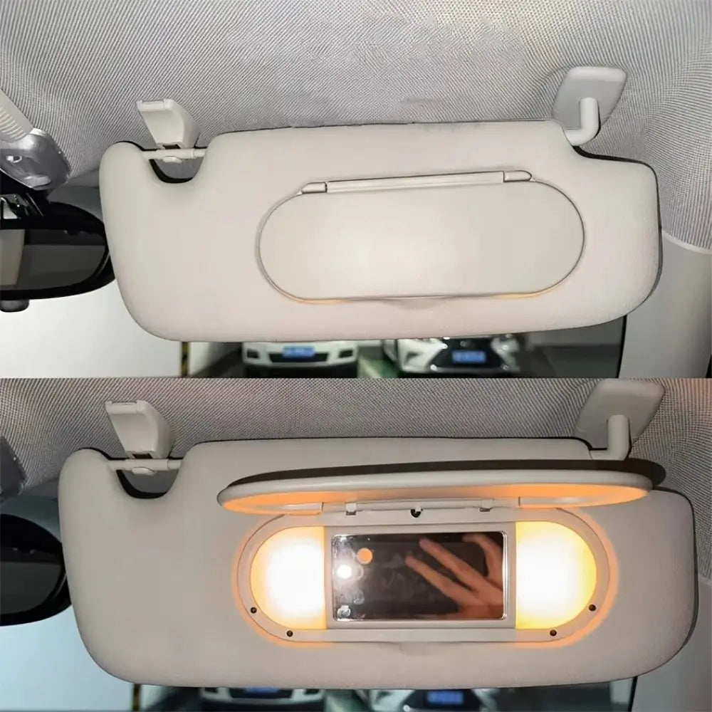 Anti-glare Car Sun Visor Mirror Cover Anti-UV Universal Vanity Zpaxo