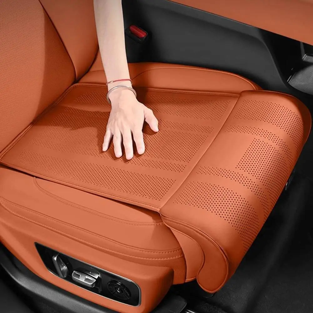 Car Seat Leg Support Cushion – Nappa Leather & Memory Foam Car Seat Cushion Zpaxo