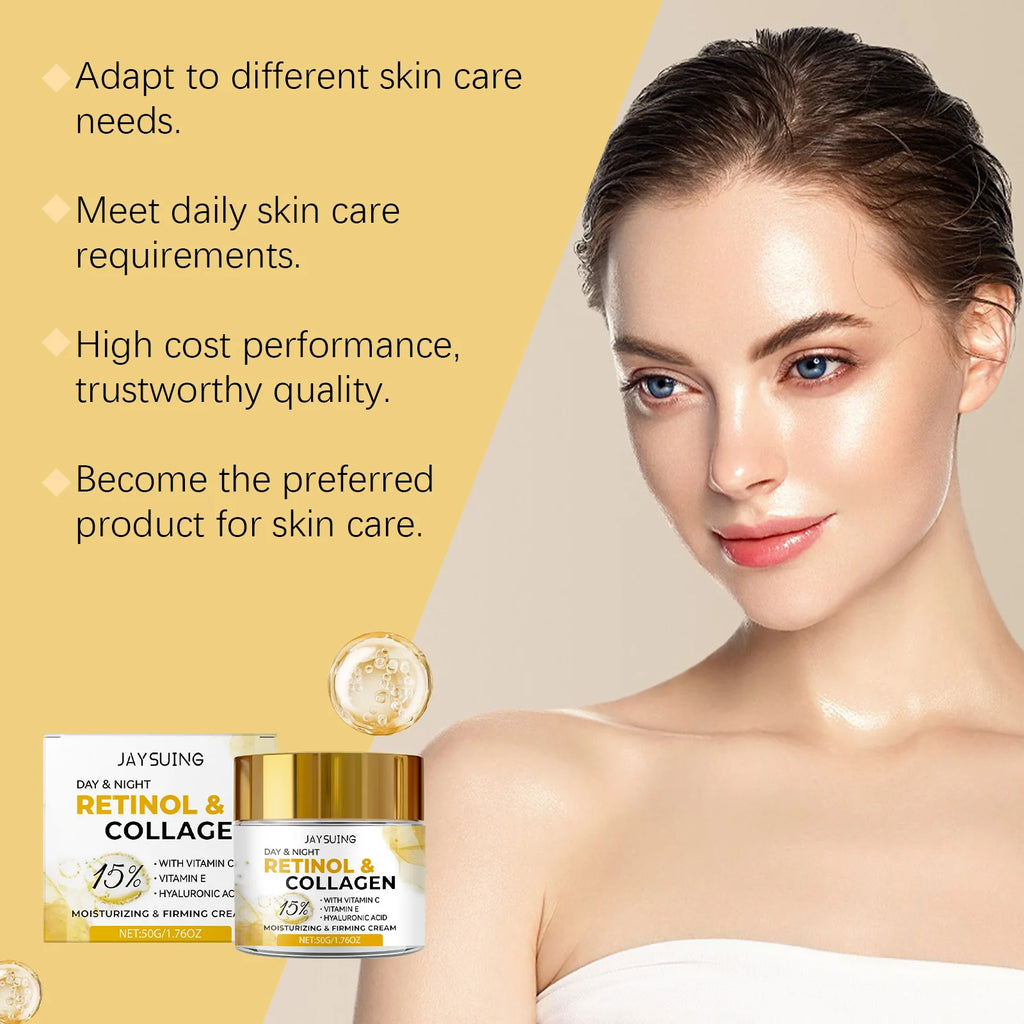 Jaysuing Collagen Facial Cream – Anti-Aging Moisturizer 50g Facial Moisturizer Cream Zpaxo