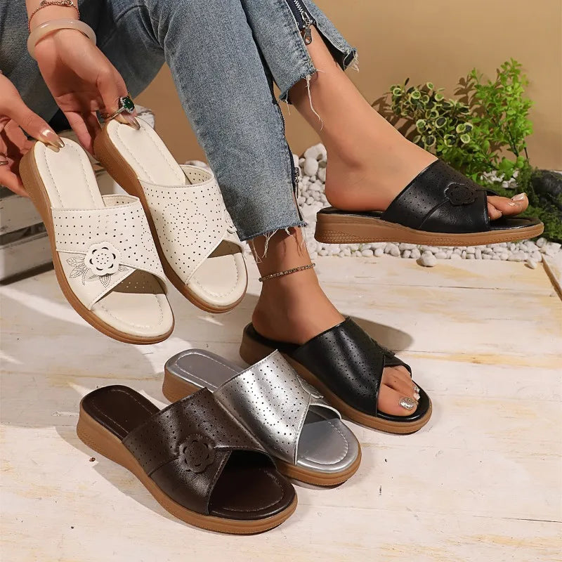 Women's Comfortable Breathable Casual Fashionable Flower Zpaxo